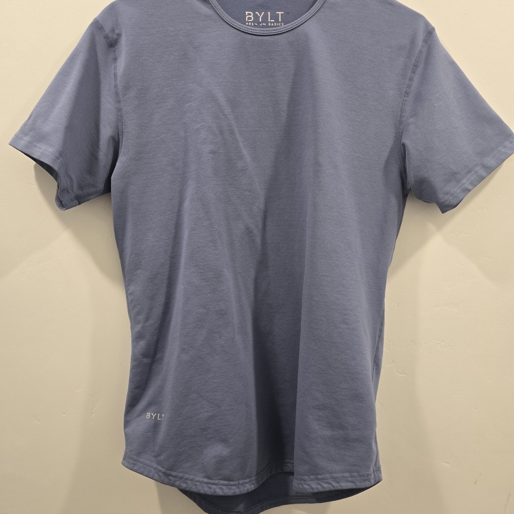BYLT Basics Slate Blue Short Sleeve Tee